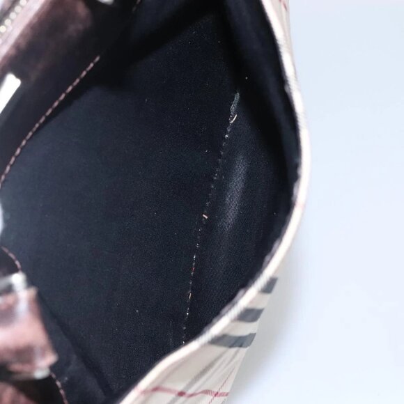 BURBERRY Nova Check Hand Bag Canvas Beige Auth - Picture 16 of 16